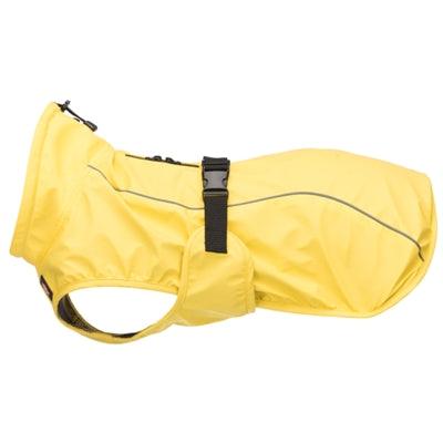 Trixie Vimy Raincoat for Dogs – Yellow – Waterproof and Windproof – For Collar or Harness – All Sizes