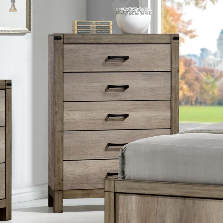 Crown Mark Matteo 5-Drawer Chest B3200-4 - Image 1