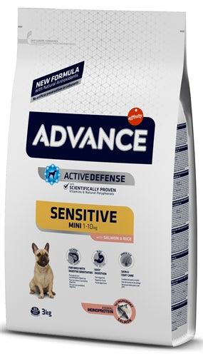 Advance Mini Sensitive dog food – For small adult breeds – 3 kg to 7 kg