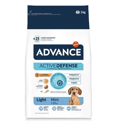 Advance Mini Light dog food – For small breeds with excess weight – 1.5 kg