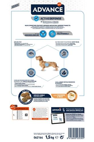 Advance Mini Light dog food – For small breeds with excess weight – 1.5 kg - Image 3