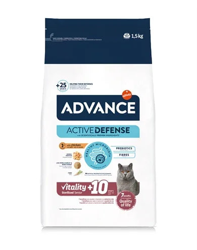 Advance Cat Sterilized Sensitive Senior 10+ – Food for older sterilized cats