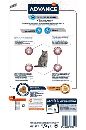 Advance Cat Sterilized Sensitive Senior 10+ – Food for older sterilized cats - Image 3