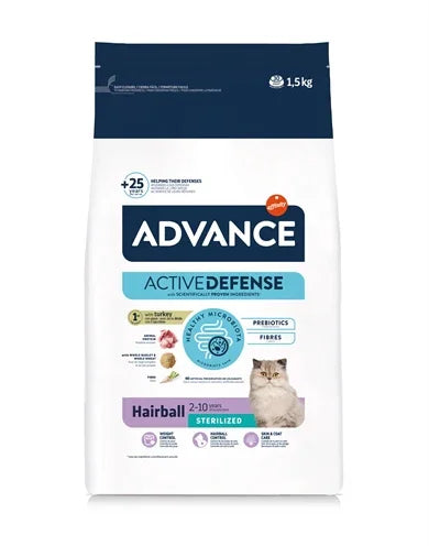 Advance Cat Sterilized Hairball – Food for sterilized cats with hairball problems