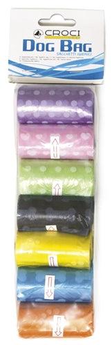 Croci Poop Bags with Print Assorted – 14 x 20 pieces