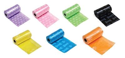 Croci Poop Bags with Print Assorted – 14 x 20 pieces - Image 2