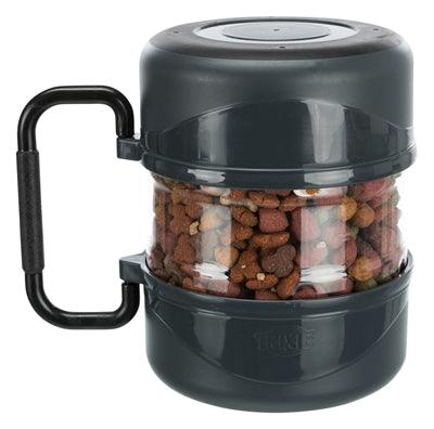 Trixie Food and Drink Set for on the Go – 2 Liter Food Storage + 2 Bowls for Drinks and Food - Image 2