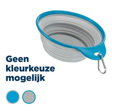 Trixie Travel Food/Water Bowl – Sturdy Rim – Available in 0.5 or 1 liter – with hook