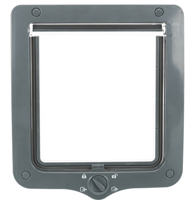 Trixie 4-Way Cat Flap XL With Tunnel Gray - Image 2