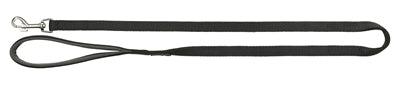 Trixie Premium Dog Leash Black – 100 cm, 120 cm, or 180 cm long