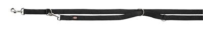 Trixie Premium Dog Leash Double-Stitched Adjustable Black - 200 cm long - Image 2