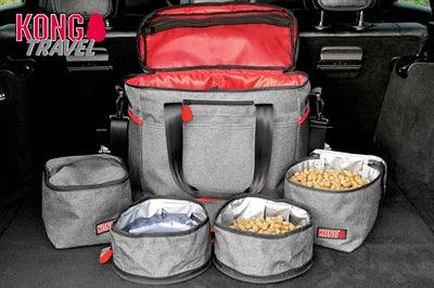 KONG Dog Travel Bag 5-Piece – Waterproof Collapsible Food and Water Bowls for Travel - Image 3