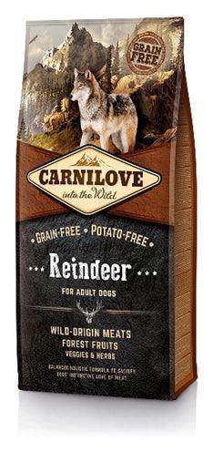 Carnilove - Premium grain-free reindeer kibble for adult dogs - 1.5 kg to 12 kg - Image 1
