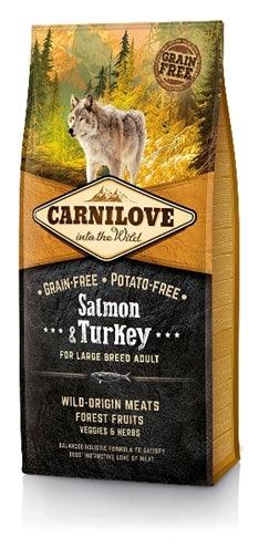 Carnilove - Salmon and turkey grain-free chunks for large breeds - 1.5 kg & 12 kg - Image 1