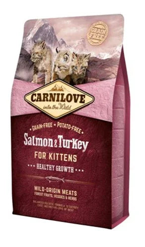 Carnilove Salmon / Turkey Kitten – Grain-free kitten food for healthy growth - Image 1