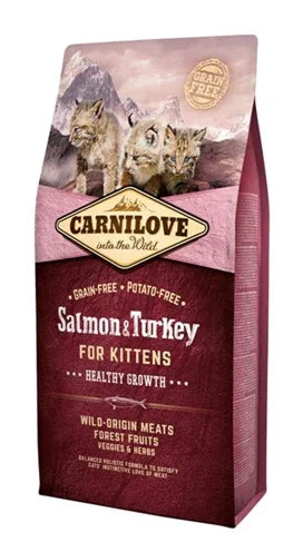Carnilove Salmon / Turkey Kitten – Grain-free kitten food for healthy growth - Image 2