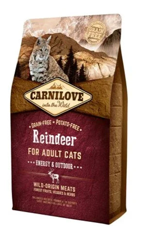 Carnilove Reindeer Energy / Outdoor – Grain-free cat food for active outdoor cats - Image 1