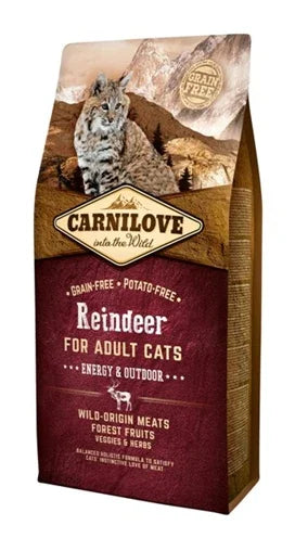 Carnilove Reindeer Energy / Outdoor – Grain-free cat food for active outdoor cats - Image 2