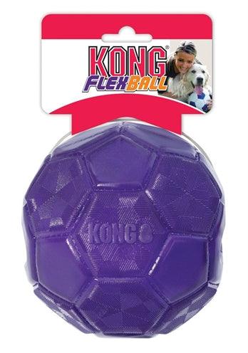 Kong Flexball Purple - Bounces unpredictably for hours of fun. - Image 2