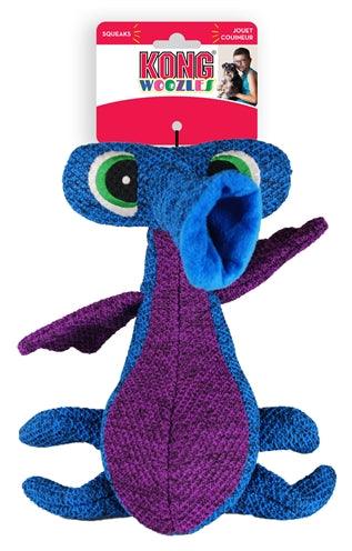 Kong Woozles Alien Blue – Durable Dog Toy with Squeakers (28 x 19 x 13.5 cm) - Image 3