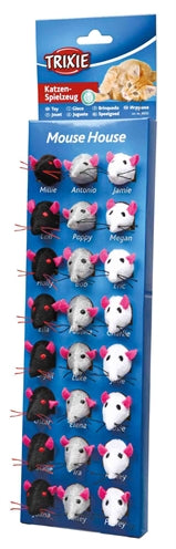 Trixie Assorted Plush Mice - Image 1