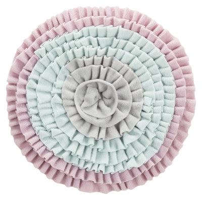 Trixie Junior Snuffle Mat Soft Pink / Mint Green / Grey - Fun snuffle mat - 38 x 38 cm - Image 2