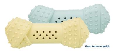 Trixie Junior Cool Bone Natural Rubber - Dog toy that absorbs water - Summer toy - Image 1