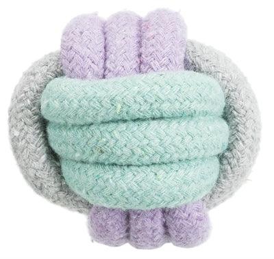 Trixie Junior Knot Ball Rope - 6 cm puppy ball made of cotton/polyester - Image 1
