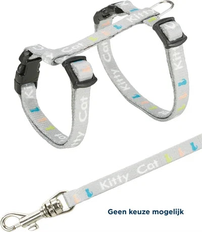 Trixie Kitten Harness Junior With Leash Kitty Cat Assorted - Image 2