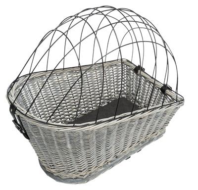 Trixie Bicycle Basket Luggage Carrier with Grille Gray - For dogs up to 10kg - Image 2