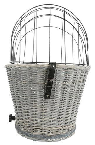 Trixie Bicycle Basket Luggage Carrier with Grille Gray - For dogs up to 10kg - Image 3