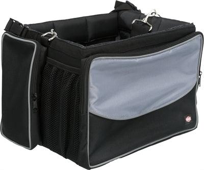 Trixie Bicycle Basket for Handlebars Nylon Black/Gray - For dogs up to 6kg - Image 3