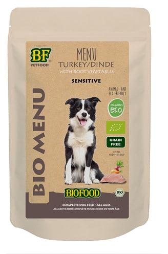 BF Petfood Organic Turkey Menu – Organic and grain-free – 15×150 grams