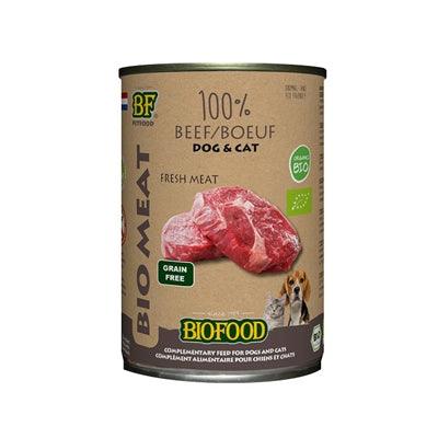 BF Petfood Organic Beef Menu – Organic and grain-free – 12×400 grams