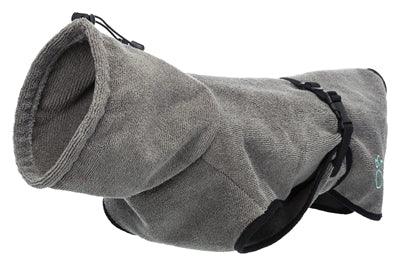 Trixie Bathrobe Dog Terrycloth Gray - Image 2