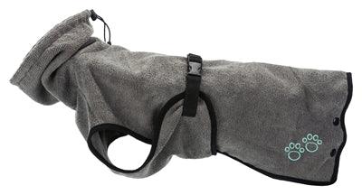 Trixie Bathrobe Dog Terrycloth Gray - Image 3