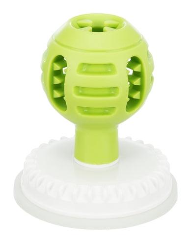 Trixie Lick'n'snack Ball TPR with Suction Cup - Snack dispenser for large snacks or wet food - Image 1
