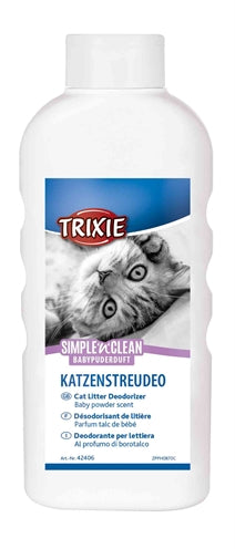 Trixie Simple’n’nclean Deodorizer Cat Litter Baby Powder Scent