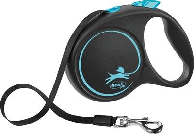 Flexi Roll Line Black Design Tape Blue – 5 meters – for dogs up to 15, 25 or 50 kg - Image 2