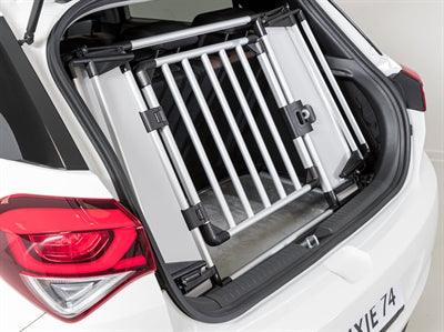 Trixie Dog Trunk Gate – 94–114 x 69 cm – With Non-Slip Base Plate – Aluminum/Plastic & Foldable