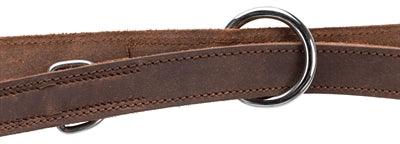 Trixie Dog Leash Rustic Adjustable Greased Leather Dark Brown - Sturdy Dog Leash - 200 cm - Image 3