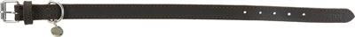 Trixie Dog Collar Rustic Greased Leather Dark Brown - 27-34 x 1.8 cm - Image 2