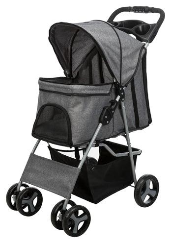 Trixie Dog Buggy Gray - Safe and comfortable walking with your old, sick or young dog - Image 2