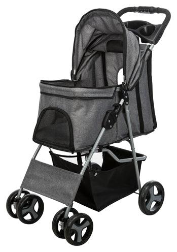 Trixie Dog Buggy Gray - Safe and comfortable walking with your old, sick or young dog - Image 3
