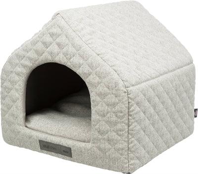 Trixie Dog Basket House Noah Vital Foam Rubber Light Gray – Orthopedic dog basket for smaller dogs