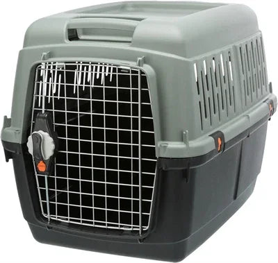 Trixie Be Eco Recycled Carrier Giona Grey / Anthracite – Approved travel crate available in 2 sizes