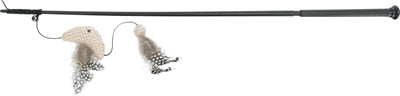 Trixie Cat Toy Fishing Rod XXL with Catnip - Image 1