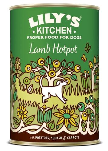Lily’s Kitchen Dog Lamb Hotpot – Complete bulk wet food for dogs – 6 x 400 grams