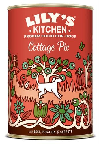 Lily’s Kitchen Dog Cottage Pie – bulk grain-free wet food – 6 x 400 gr