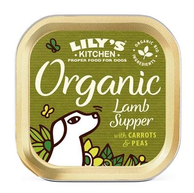 Lily’s Kitchen Dog Organic Lamb Supper – Bulk wet food for dogs – 11 x 150 grams